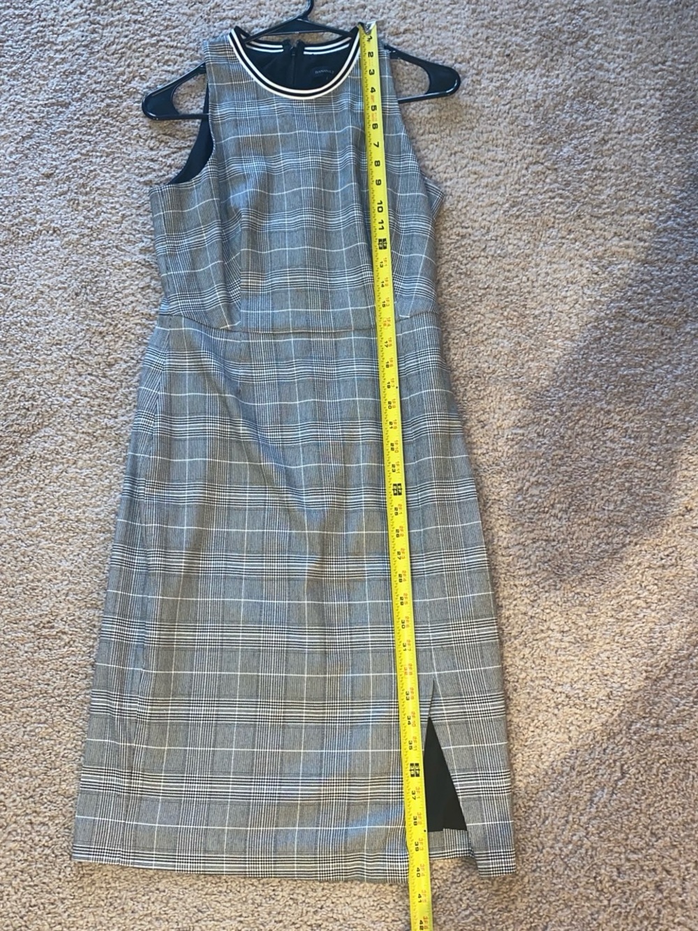 Banana Republic Plaid Sheath Dress Size 2 - Picture 9 of 12
